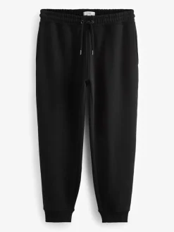 Joggingbroeken*Next - Slim Fit Brushback Heavyweight 2 Pack Joggers Zwart