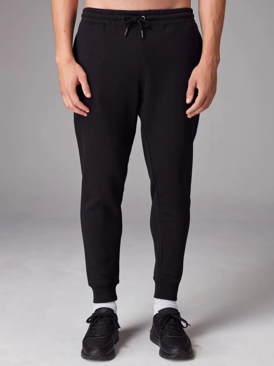 Joggingbroeken*Next - Slim Fit Brushback Heavyweight 2 Pack Joggers Zwart