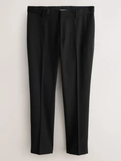 Smokings En Feestkleding|Next Zwart - Slim Fit Sequin Tuxedo Suit Trousers