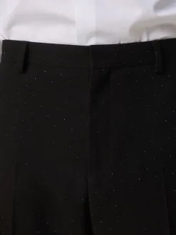 Smokings En Feestkleding|Next Zwart - Slim Fit Sequin Tuxedo Suit Trousers