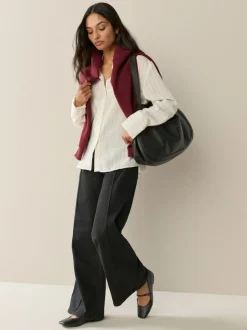 Jeans|Next - Slim Lift and Shape Wide Leg Jeans Zwart