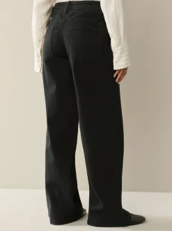 Jeans|Next - Slim Lift and Shape Wide Leg Jeans Zwart