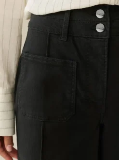 Jeans|Next - Slim Lift and Shape Wide Leg Jeans Zwart