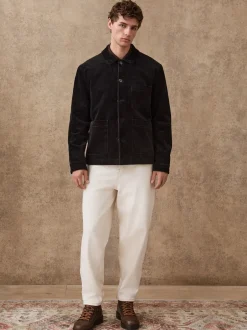 Blazers En Business-Jasjes|Jassen En Jacks*Next - Slim Rijk Corduroy Jack Zwart
