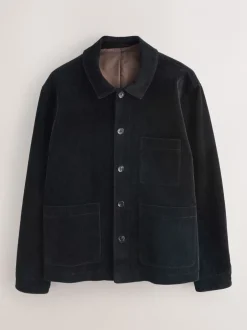 Blazers En Business-Jasjes|Jassen En Jacks*Next - Slim Rijk Corduroy Jack Zwart