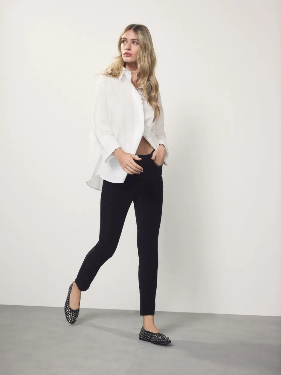 Jeans*Next - Slim Velvet Cord Jeans Zwart