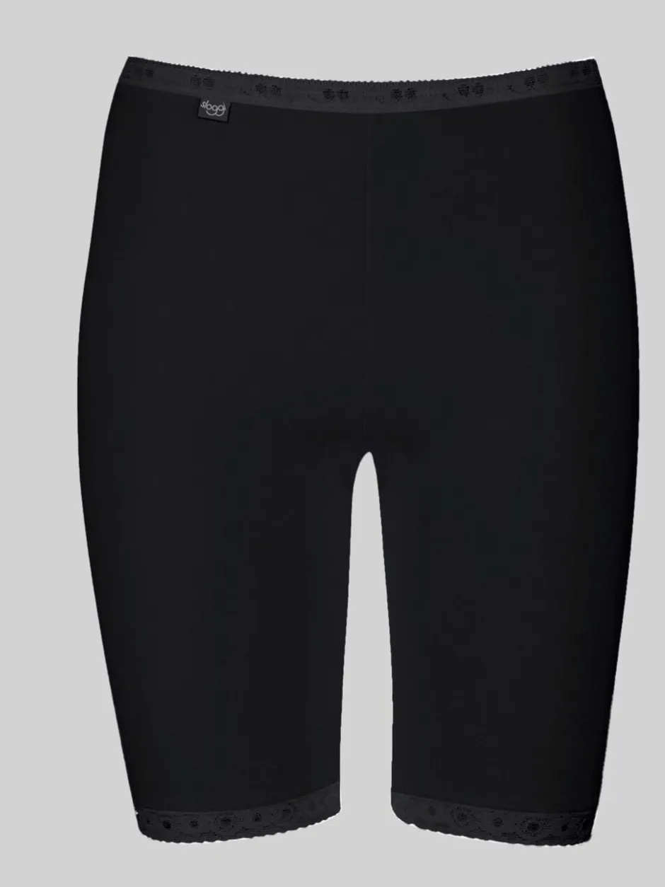 Shorts*Sloggi - - Lange Basic+ short Zwart