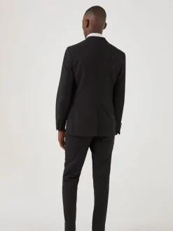 Smokings En Feestkleding|Pakken|Skopes Zwart - Smal - Sinatra fit diner kostuumjasje