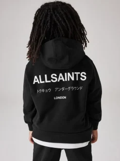 Sweaters En Hoody´S|smALLSAINTS Zwart - Oversized Underground Pullover Hoodie