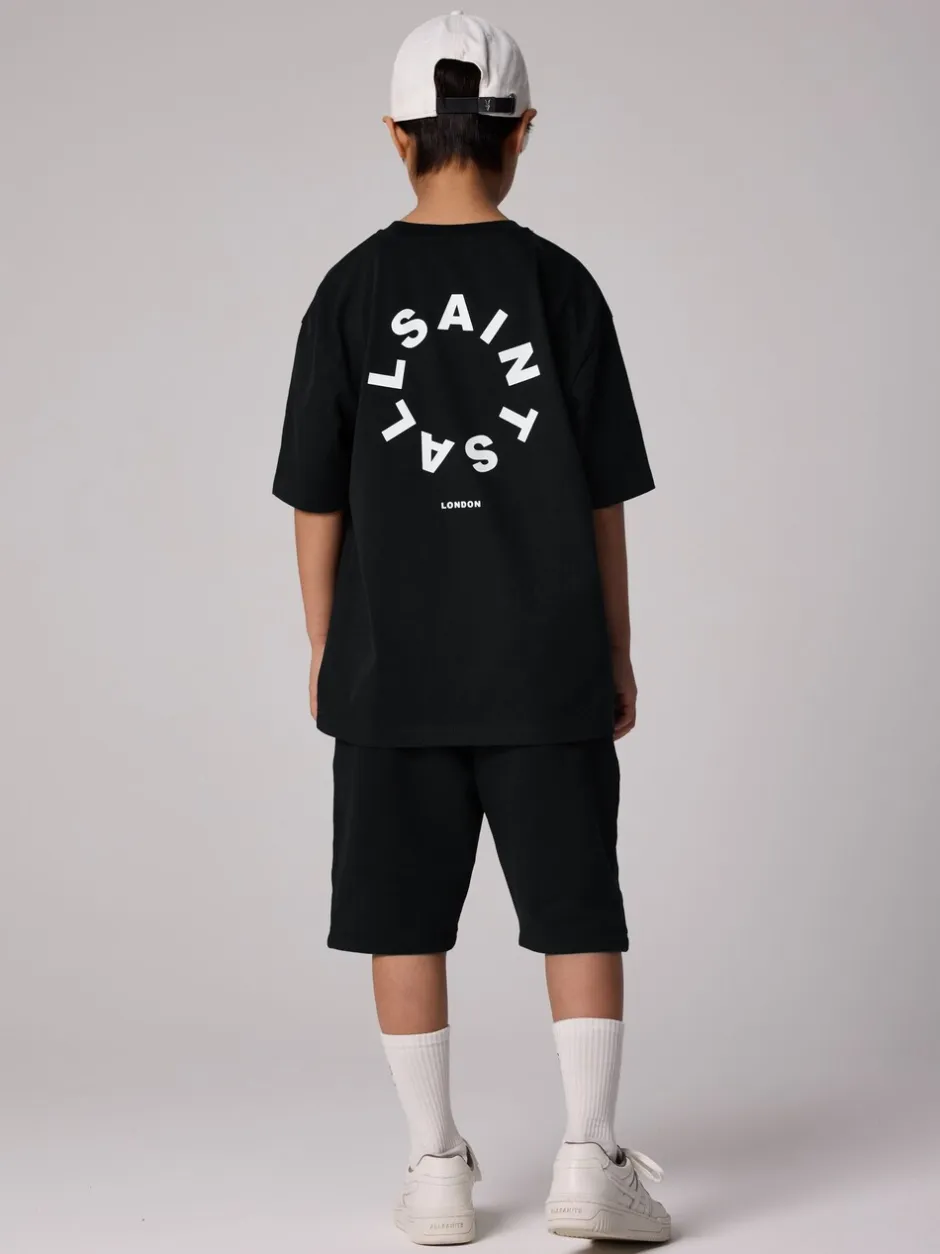 Shorts*smALLSAINTS - Tierra set van T-shirt en sweatshorts Zwart