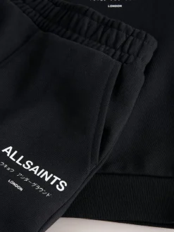 Joggingbroeken|Sweaters En Hoody´S|smALLSAINTS Zwart - Underground Oversized Set van Sweatshirt en Joggingbroek voor Jongere Jongens