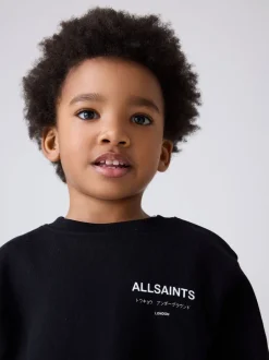 Joggingbroeken|Sweaters En Hoody´S|smALLSAINTS Zwart - Underground Oversized Set van Sweatshirt en Joggingbroek voor Jongere Jongens