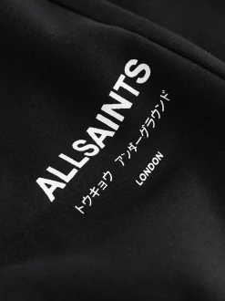 Joggingbroeken|smALLSAINTS - Underground rechte joggingbroek met omslag van 100% katoen Zwart