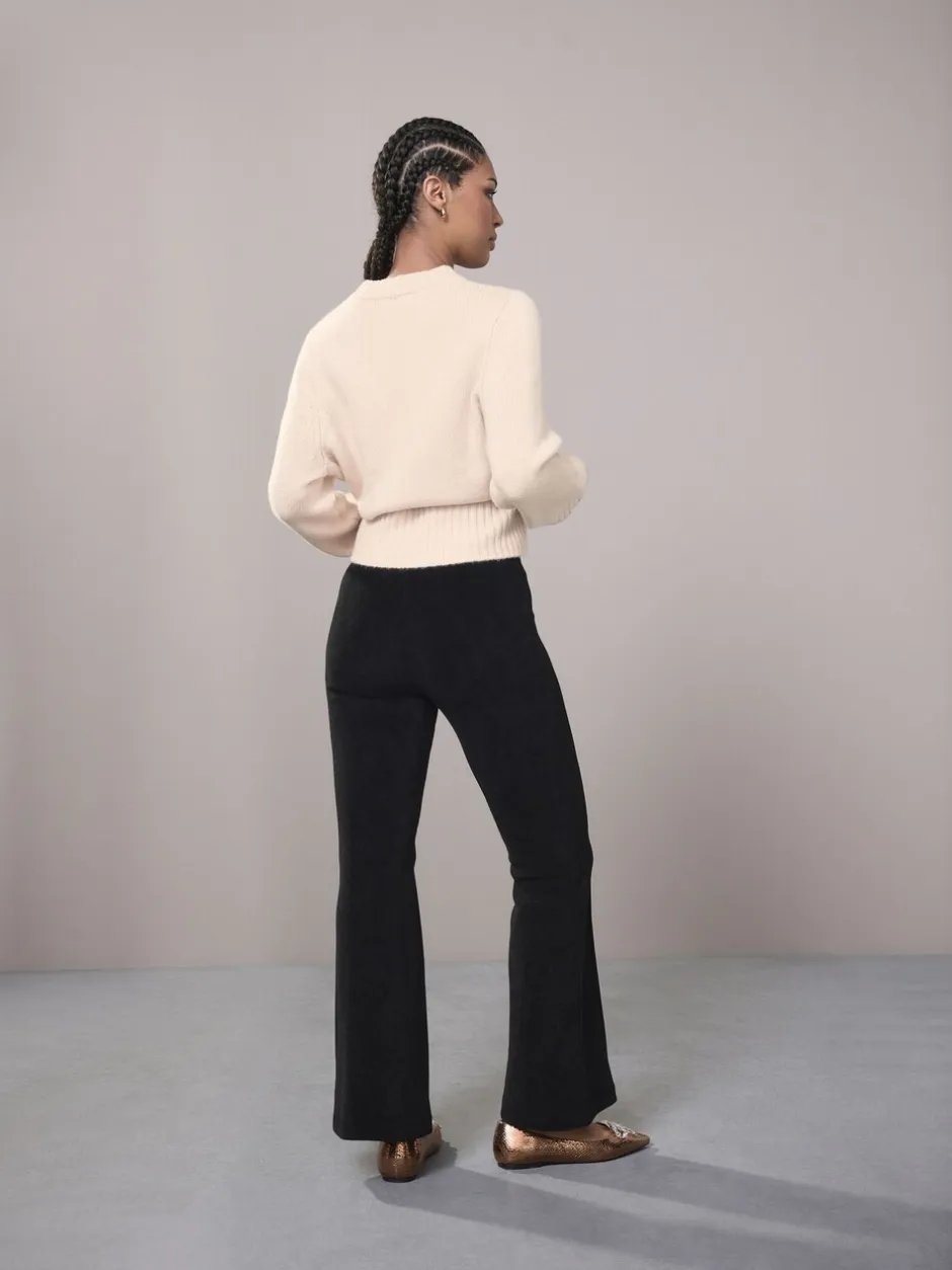 Broeken|Next Zwart - Smoothing Corduroy Bootcut Trousers