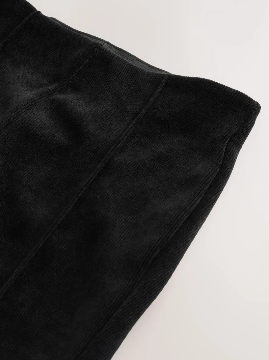 Broeken|Next Zwart - Smoothing Corduroy Bootcut Trousers