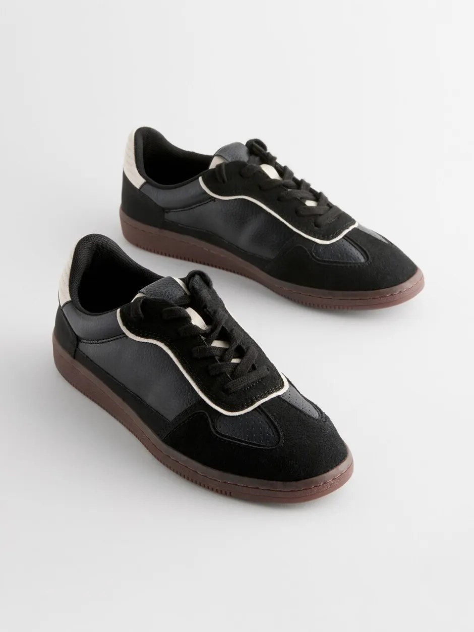 Sneakers*Next Zwart - Sneaker met veters