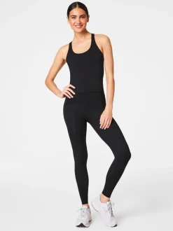 Sportkleding|Leggings En Joggingbroeken|Spanx Zwart -