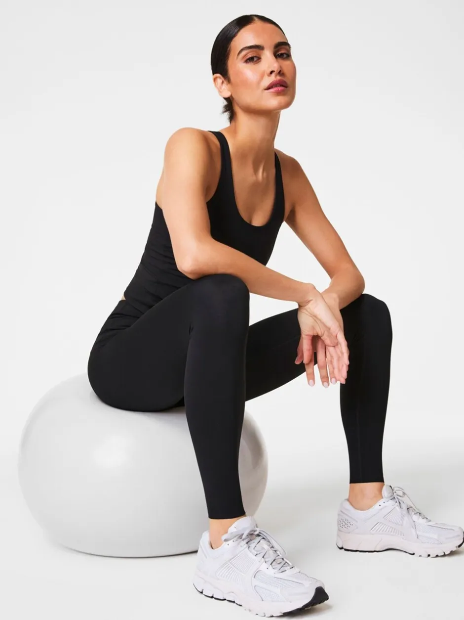 Sportkleding|Leggings En Joggingbroeken|Spanx Zwart -