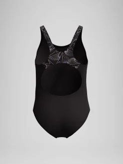 Badkleding*Speedo - Hyperboom Splice Muscleback badpak Zwart