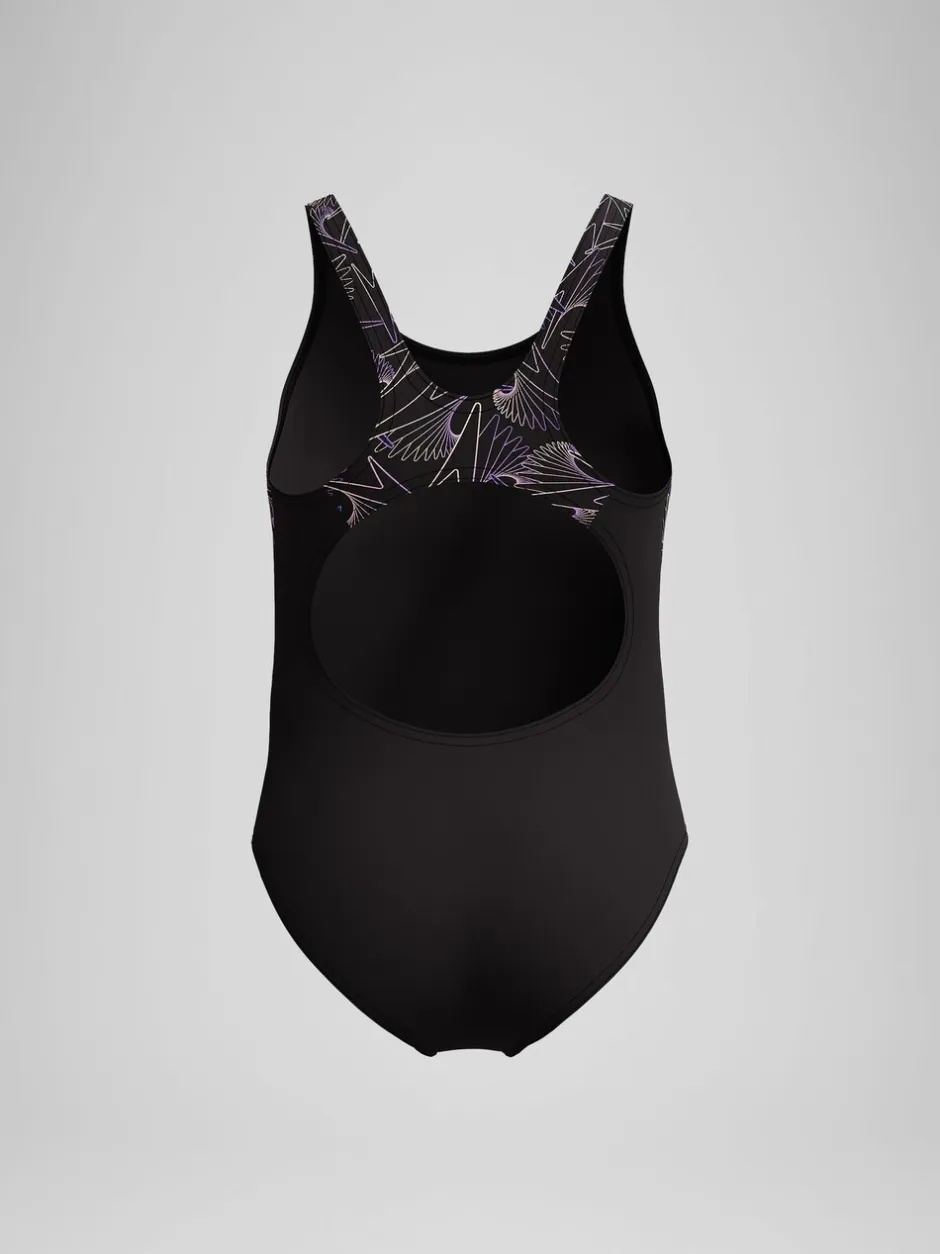 Badkleding*Speedo - Hyperboom Splice Muscleback badpak Zwart
