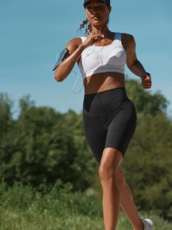 Shorts|Next Zwart - Sports Dry Tech buikcorrigerende shorts