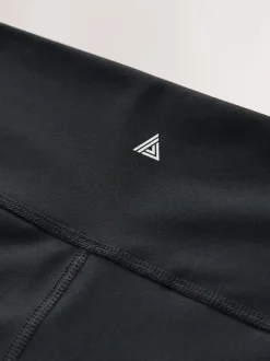 Shorts*Next Zwart - Sports Dry Tech buikcorrigerende shorts