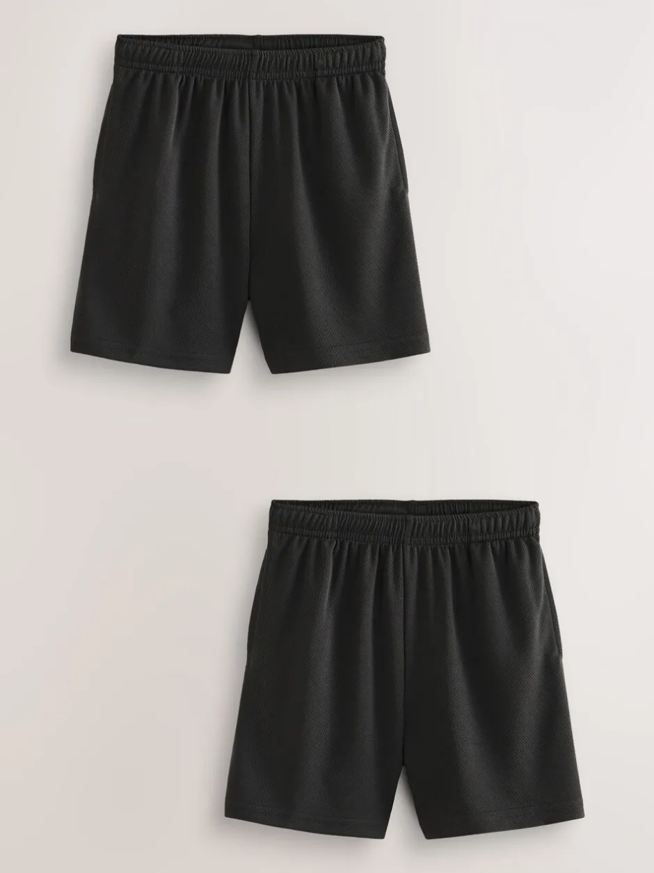 Schoolkleding|Shorts|Next - Sportshort (3-16 jr) Zwart