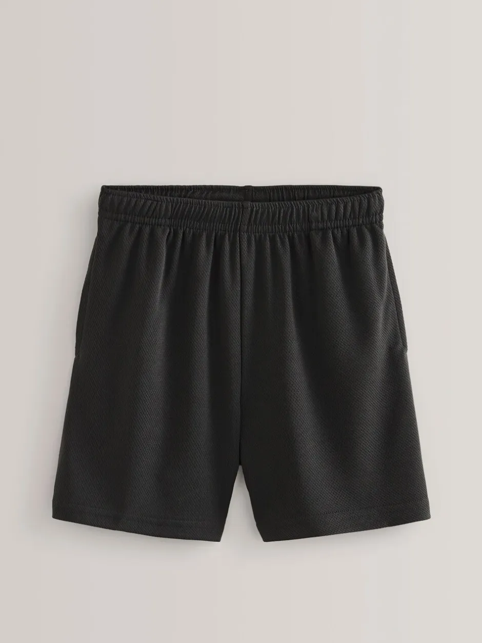 Schoolkleding|Shorts|Next - Sportshort (3-16 jr) Zwart