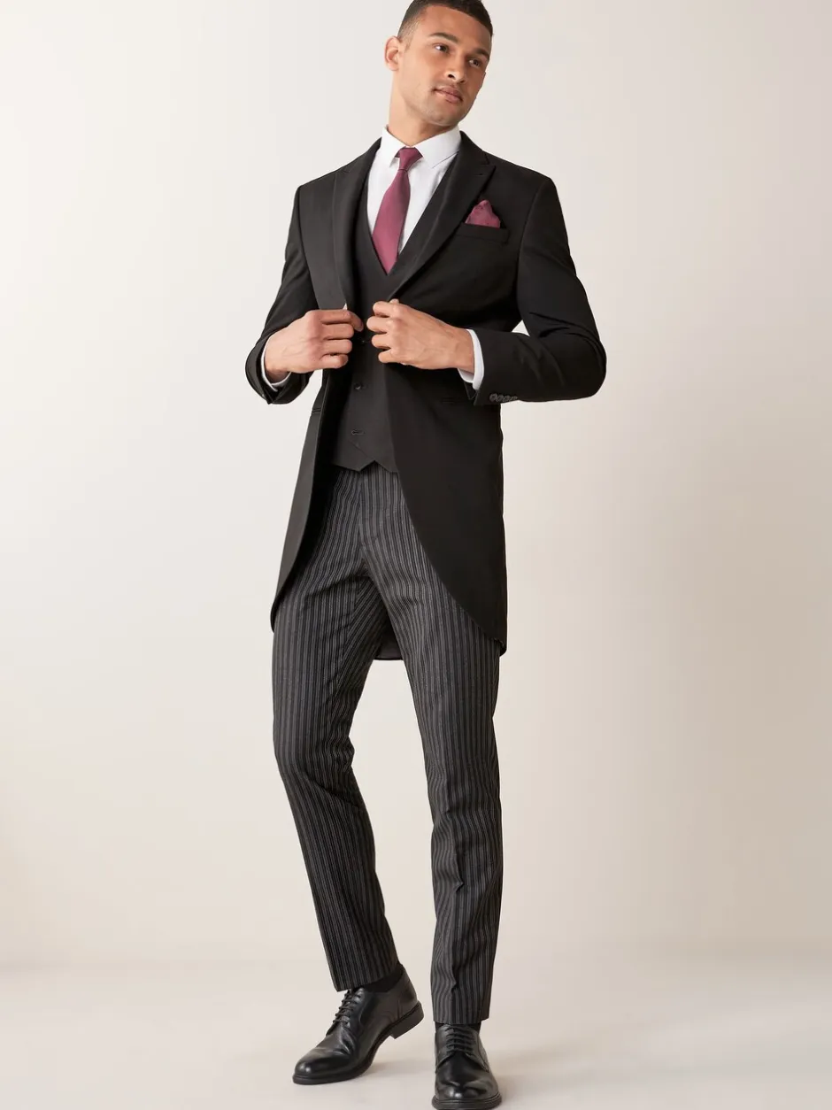 Blazers En Business-Jasjes|Pakken|Next Zwart - Standaard - Rouwkostuum: colbert