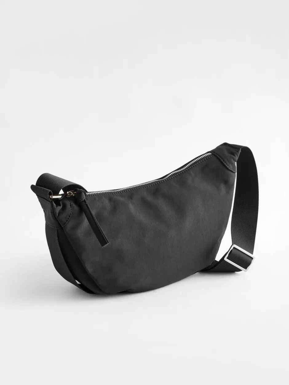 Tassen En Portemonnees*Next Zwart - Stoffen schoudertas