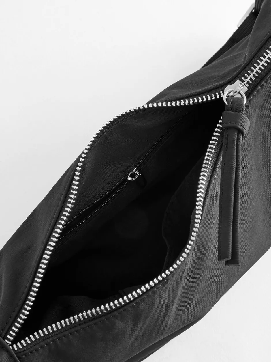 Tassen En Portemonnees*Next Zwart - Stoffen schoudertas