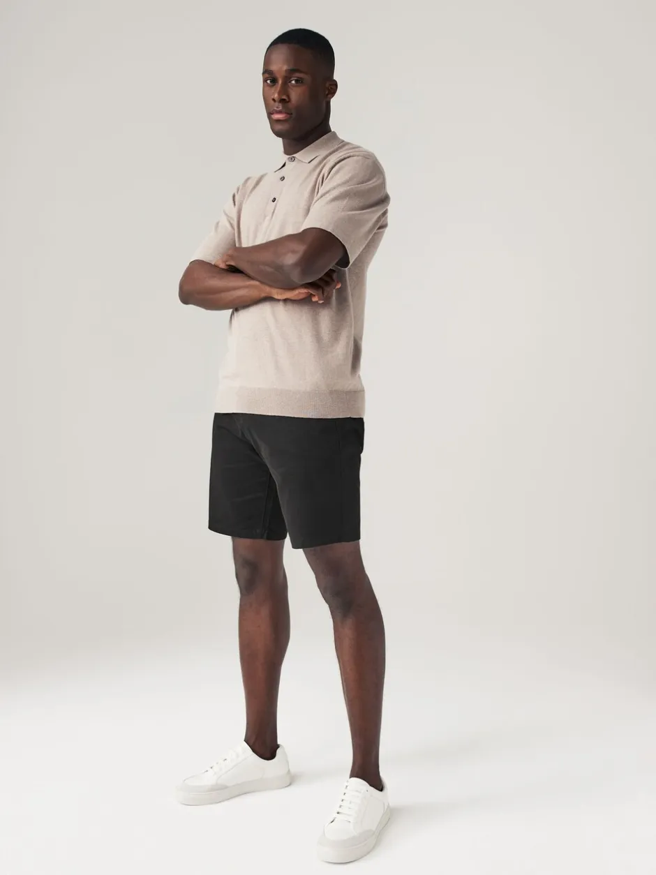 Shorts*Next Zwart - Straight fit - Chinoshort met stretch