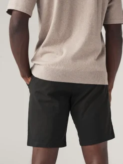 Shorts*Next Zwart - Straight fit - Chinoshort met stretch