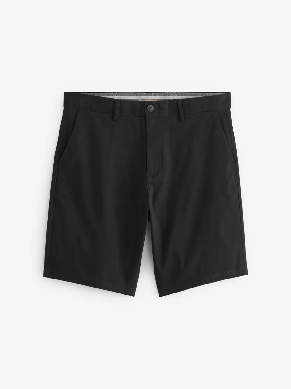 Shorts*Next Zwart - Straight fit - Chinoshort met stretch