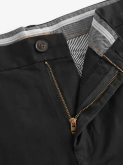 Shorts*Next Zwart - Straight fit - Chinoshort met stretch