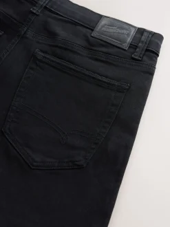 Jeans|Next Zwart - Straight fit - Motionflex jeans