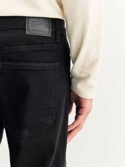 Jeans|Next Zwart - Straight fit - Motionflex jeans