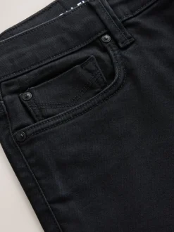 Jeans|Next Zwart - Straight fit - Motionflex jeans