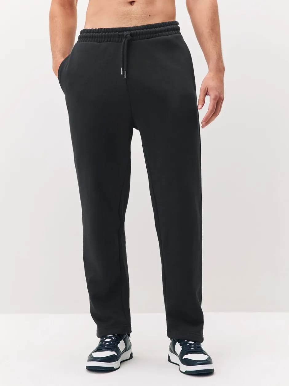 Joggingbroeken*Next Zwart - Straight fit - Relaxed Fit Brushback Heavyweight Joggers