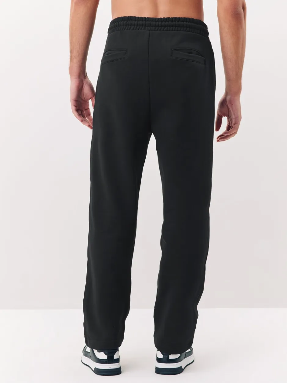 Joggingbroeken*Next Zwart - Straight fit - Relaxed Fit Brushback Heavyweight Joggers