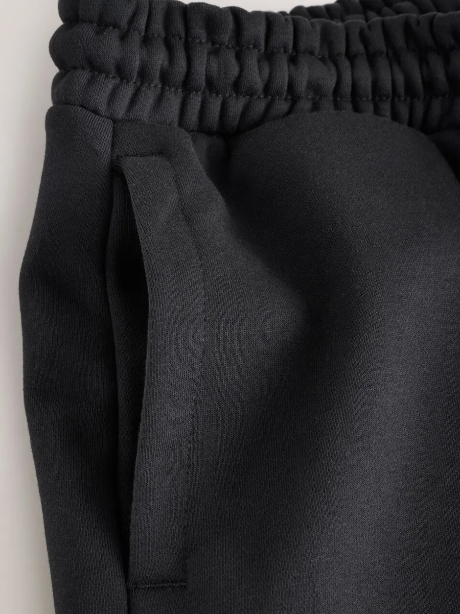 Joggingbroeken*Next Zwart - Straight fit - Relaxed Fit Brushback Heavyweight Joggers