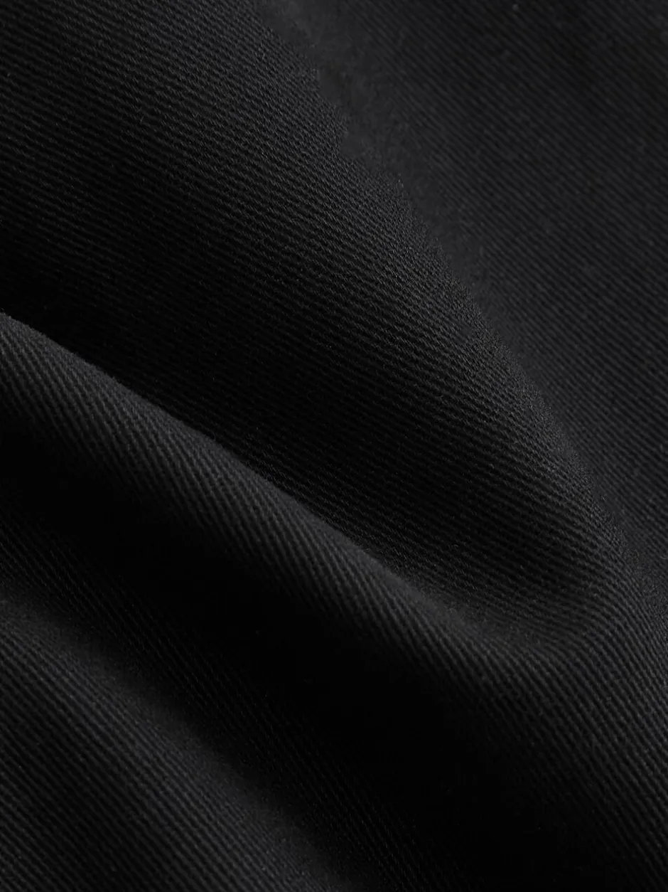 Broeken En Chino's*Next - Straight fit - Zachte chino met riem Zwart