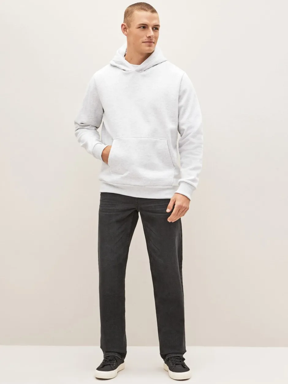 Jeans*Next - Straight-fit Essential stretchy jeans met rechte pasvorm Zwart