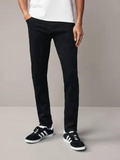 Jeans|Next Zwart - Strakke Pasvorm - Comfortabele stretchjeans