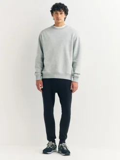 Joggingbroeken|Next Zwart - Strakke Pasvorm - Slim Fit Brushback Heavyweight Joggers