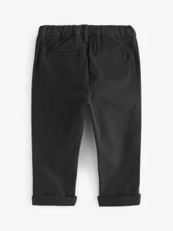 Gelegenheidskleding|Broeken En Chino's*Next Zwart - Stretch Chino Broek (3mnd-7jr)