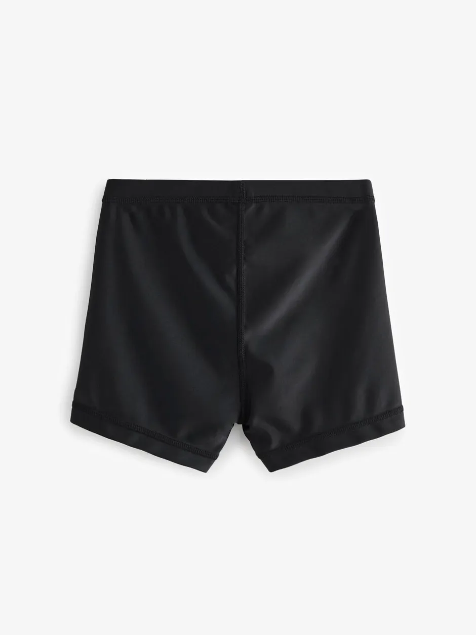 Badkleding|Next - Stretch zwemshorts (3-16 jr) Zwart