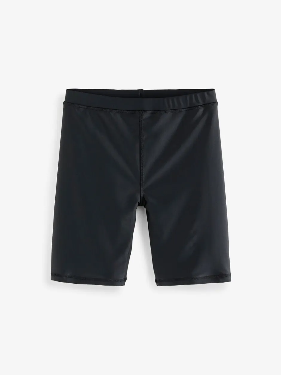 Badkleding|Next - Stretch zwemshorts (3-16 jr) Zwart
