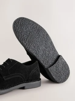 Schoenen|Formele Schoenen*Next - Suède desertschoenen Zwart