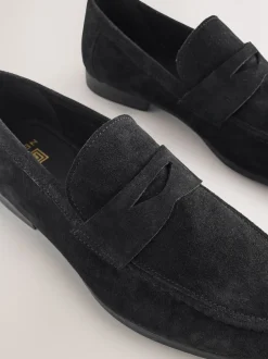 Schoenen*Next - Suède instapschoenen Zwart